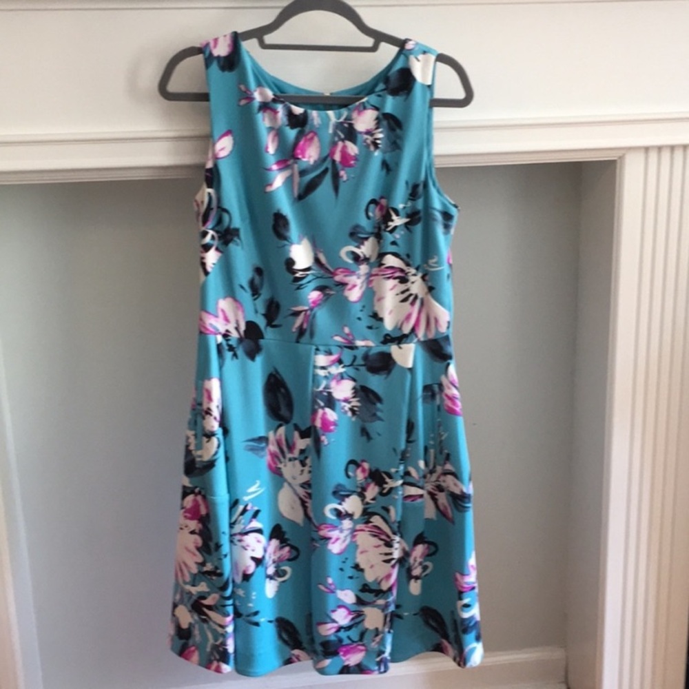 Woman’s floral dress